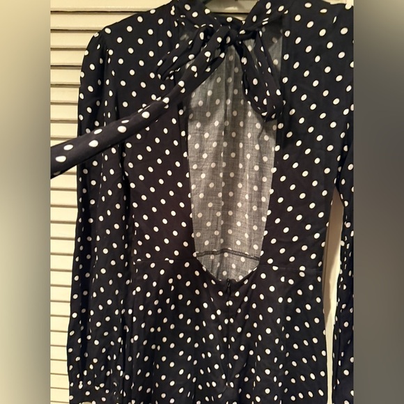 Rachel Pally Black and White Polka Dot Open Back Muni Dress in Size Small - Picture 3 of 6